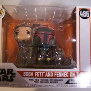 POP! BOB FETT AND FENNEC ON THE THRONE